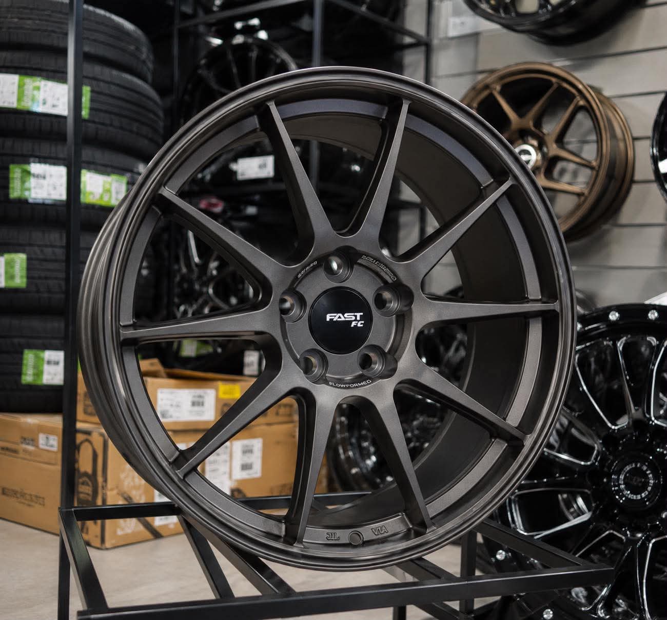 mag fast wheel fc08 bronzé carbonisée 5x114.3