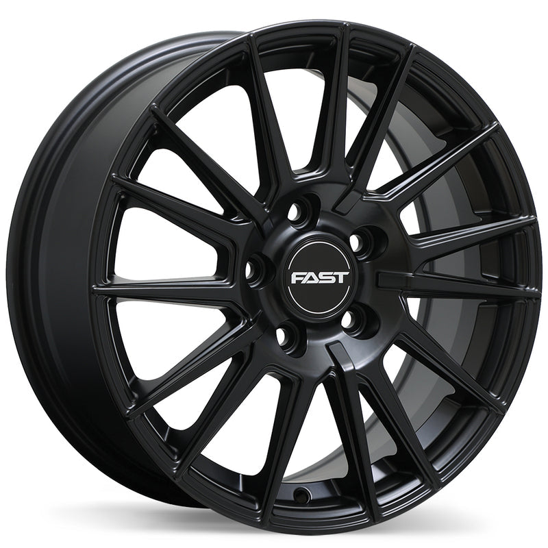 FAST WHEELS TEMPEST SATIN BLACK 17X7.5 +40 5X114.3 60.1